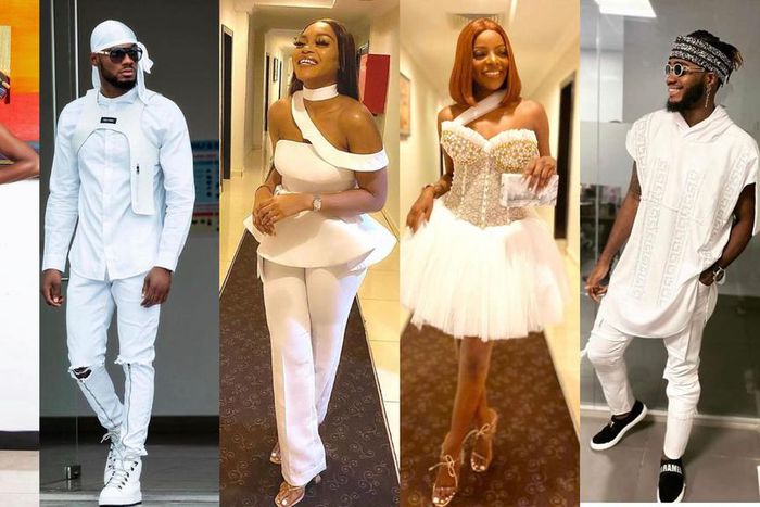 Lockdown ex housemates , Ka3na, Prince, Lilo, Wathoni and Praiz [Instagram/@pulsenigeria247]