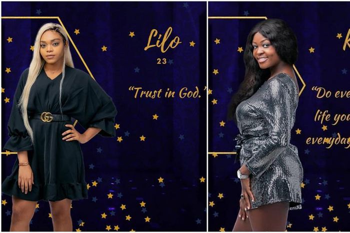 Ka3na and Lilo are the first housemates to be evicted from the fifth season of Big Brother Naija [Instagram/BigBroNaija]
