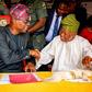 Governor Babajide Sanwo-Olu congratulates former Lagos state Governor, Alhaji Lateef Jakande at 91. [PM News]