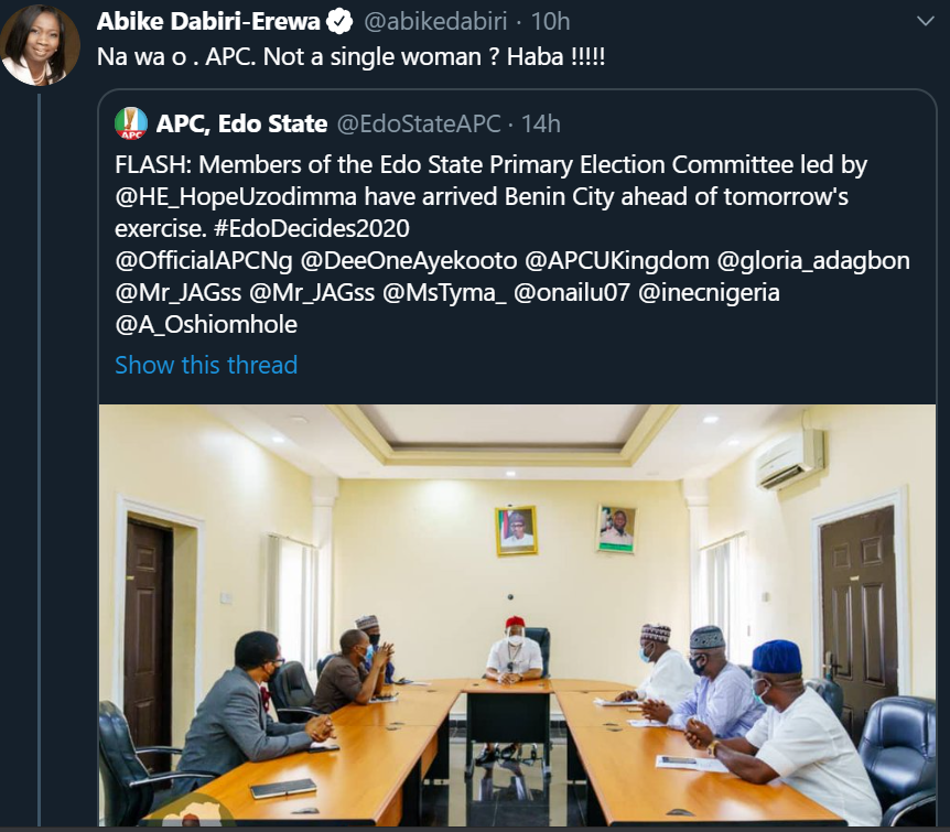 Abike Dabiri's tweet