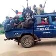 Western Togoland members with police car