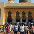 File picture of the Grand Mosque of Niamey, Niger's capital. Places of worship have been closed to prevent the spread of coronavirus -- a measure that has stoked anger in the deeply religious country