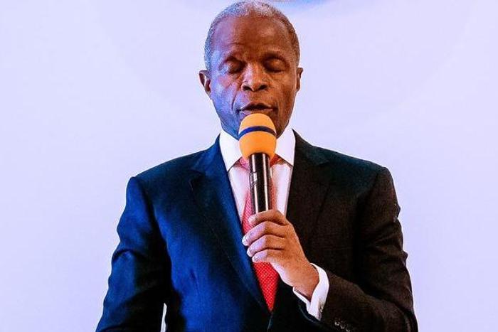 Vice President Yemi Osinbajo preached from the Aso Villa Chapel Online. [Twitter/@akandeoj]