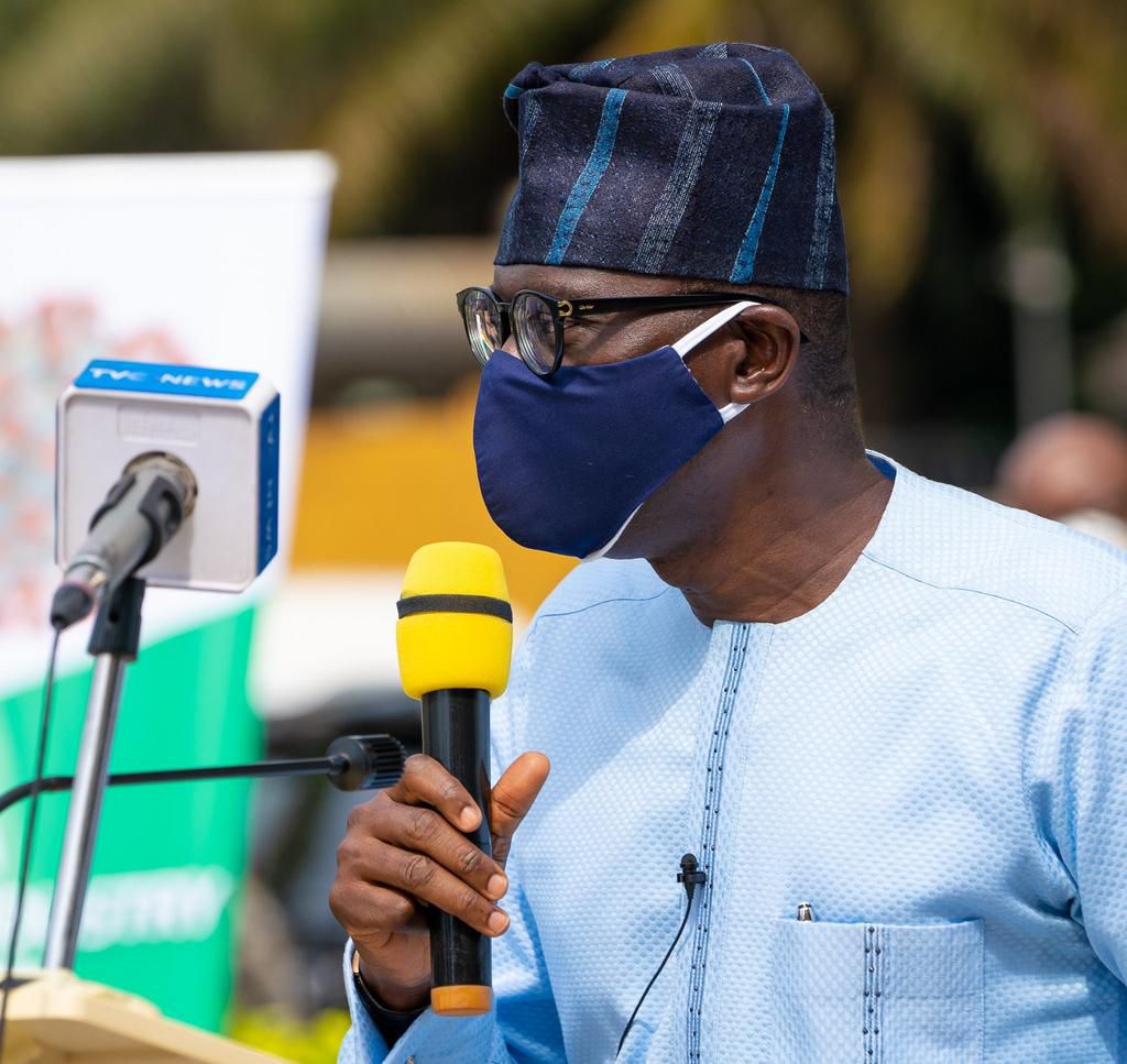 Lagos state Governor, Babajide Sanwo-Olu. [ Twitter/@followlasg]