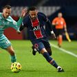 Neymar scored twice in PSG's 6-1 demolition of Angers in Ligue 1 on Friday