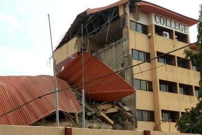 Three-Storey School building collapses in Lagos (TheCable)