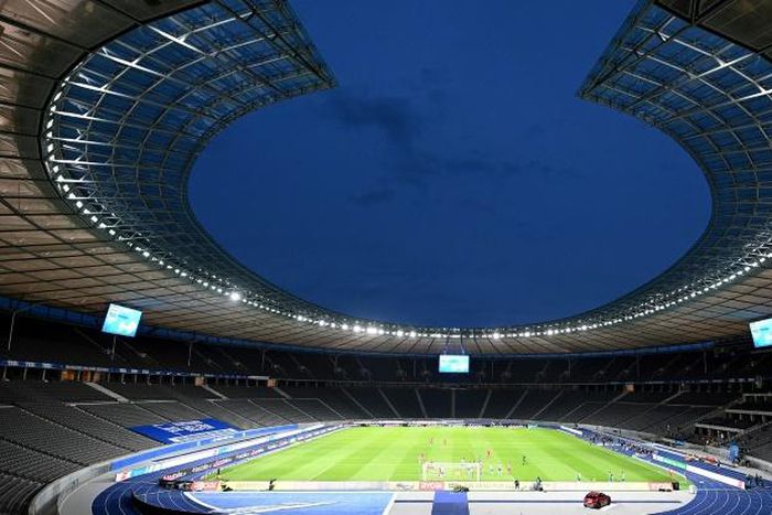 Berlin's iconic Olympic Stadium will be near-empty for Saturday's German Cup final between Bayern Munich and Bayer Leverkusen