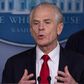 White House Trade and Manufacturing Policy Director Peter Navarro -- pictured on March 22, 2020 -- has accused China of crippling the US economy