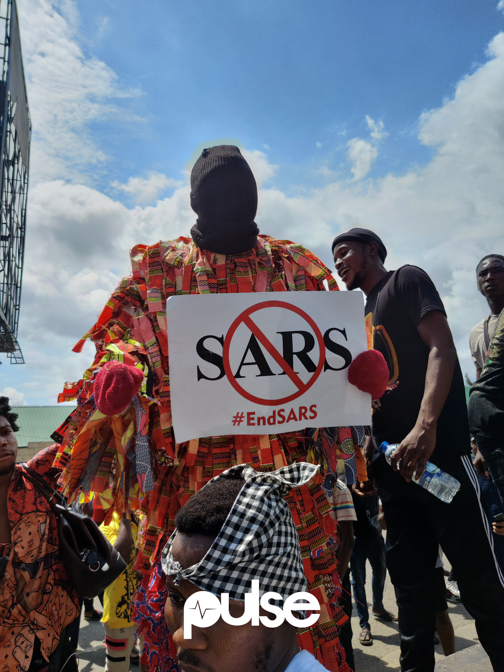 #EndSARS protesters in Lagos