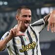 Juventus defenders Giorgio Chiellini and Leonardo Bonucci (pictured) should be able to join up with the Italy squad despite their club self-isolating