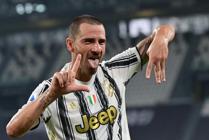 Juventus defenders Giorgio Chiellini and Leonardo Bonucci (pictured) should be able to join up with the Italy squad despite their club self-isolating