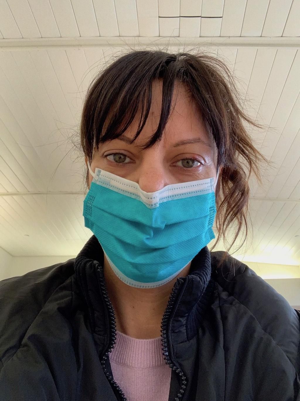 Nadia after dropping John off at the emergency room.