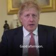 British Prime minister Boris Johnson speaks for the first time after leaving hospital