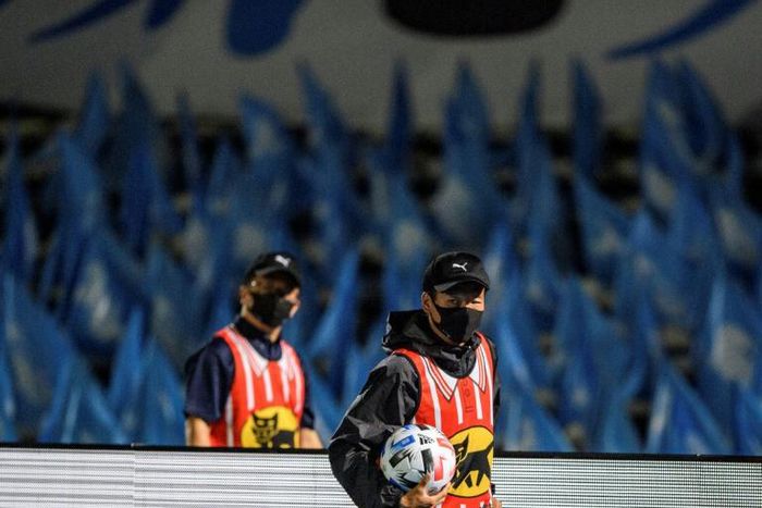 Football's J-League resumed a month ago under strict hygiene and health rules