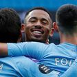 Manchester City's Gabriel Jesus ended his goal drought against Newcastle