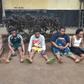The suspects paraded by the police [NPF]