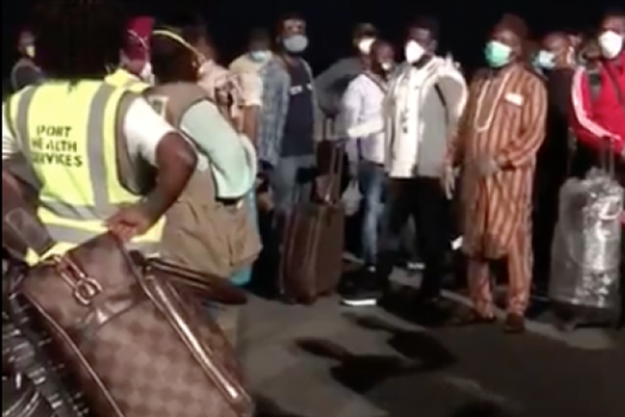 The returnees from Dubai arrived on Wednesday, May 6, 2020. (TheCable)