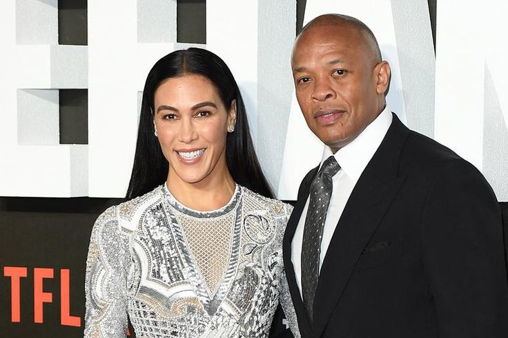 Dr Dre and wife, Nicole Young [NetworkWiki]