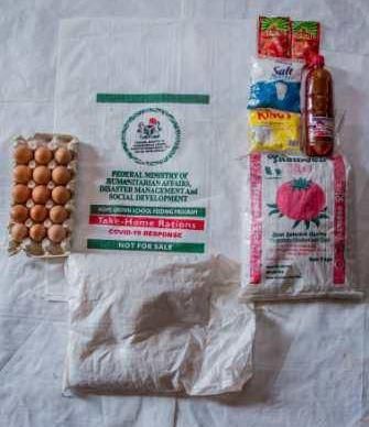 The packaged food items the FG promised pupils of public schools