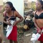‘Beautiful’ man who disguises and woks as female househelp is found out and undressed (video)