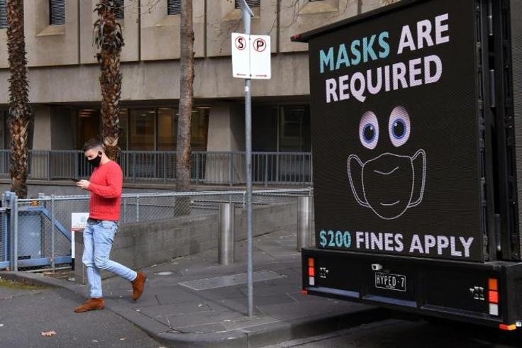 The state of Victoria -- which includes Melbourne -- recorded 450 new virus cases on Friday and has seen record deaths this week, making it Australia's most serious outbreak