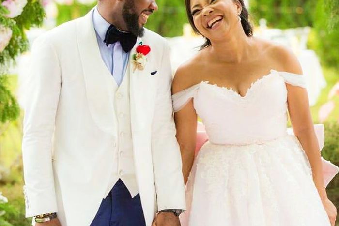 Linda Ejiofor and hubby Ibrahim Suleiman [Instagram/IbrahimSuleimanOfficial]