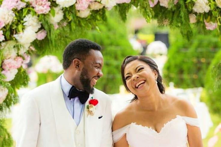 Linda Ejiofor and hubby Ibrahim Suleiman [Instagram/IbrahimSuleimanOfficial]