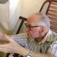 Spanish bishop Pedro Casaldaliga, shown here speaking to actor Eduard Fernandes in an undated photo released by Minoria Absoluta Productions, has died aged 92 in Brazil