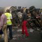 Accidents involving petrol tankers are notoriously common in Nigeria. In 2014, 15 people in Lagos were killed and scores of homes and shops were destroyed (file picture)