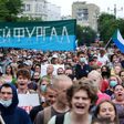 The protest movement against the government is the largest outside of Moscow in several years