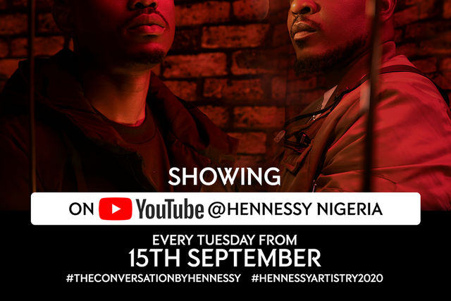 Hennessy releases episode one of 'The Conversation' featuring MI Abaga and Vector. (Hennessy Nigeria)