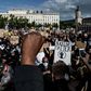 Protests against police brutality and racism have taken place in several French cities despite a ban on large gatherings