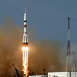 A Russian cargo capsule carrying essential supplies has docked with the International Space Station (ISS) after blasting off from the Baikonur Cosmodrome in Kazakhstan, pictured
