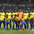 Tanzania pose before playing Kenya in a 2019 Africa Cup of Nations group match in Cairo last June.