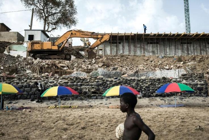Exploitable land is limited in the rapidly expanding Senegalese capital of Dakar