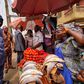 Lagos Governor Sanwo-olu at the Bariga market, January 10, 2020 (Gboyega Akosile)