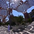 Many of the fair's main structures have been completed at the site rising from the deserts of Dubai