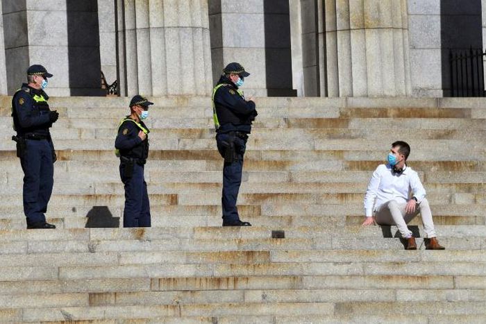 As Melbourne passed the halfway point of a six week lockdown, the state premier warned it would be stuck in 'limbo' unless it could cut the infection rate