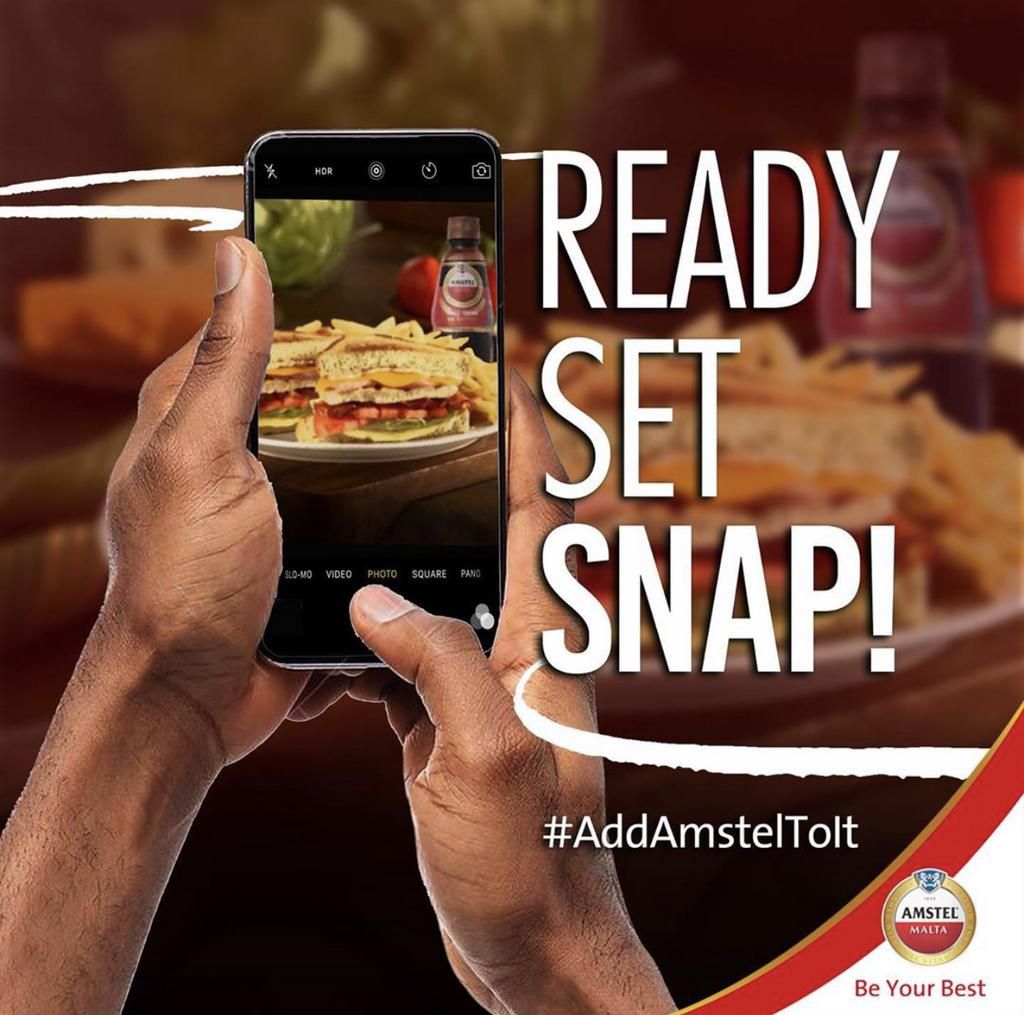 Amstel Malta reignites creativity among Nigerians with the #Addamsteltoit Food Photography Challenge