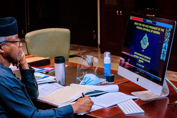 Vice President Yemi Osinbajo. [Twitter/@NGRPresident]