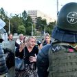Belarus police face off with opposition supporters after Sunday's disputed presidential election