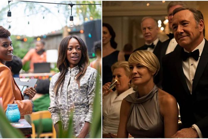 Since 'House Of Cards' aired in 2013 and took home several awards that same year at the Emmys, streaming platforms-backed projects are now primed dominating awards shows. [Instagram/Insecure] [Instagram/FlawlessHistory]