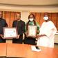 L- R: Bashir Bello, Head, Legislative and Government Relations, Nigerian Communications Commission (NCC); Hon. Uchechukwu Chukwuma, Director General, National Association of State Assembly Legislators (NASAL); Dr. Ikechukwu Adinde, Director, Public Aff...