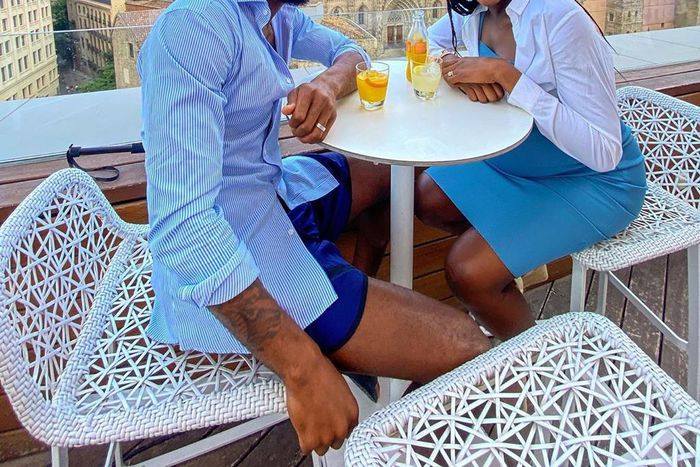 Edwards first revealed that he was expecting a baby with his wife back in May. [Instagram/Aireyys]