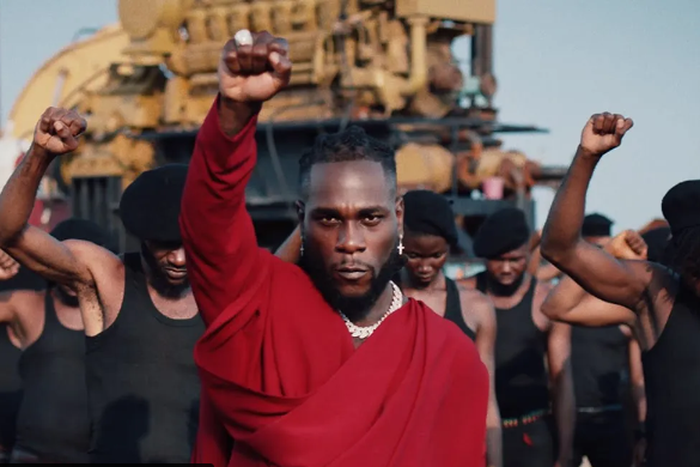 Burna Boy is an activist in new video for, 'Monsters You Made.' (YouTube/BurnaBoy)
