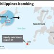 Map locating Jolo island in the southern Philippines where a deadly twin bombing took place on Monday.