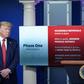 US President Donald Trump and government coordinator Dr Deborah Birx lay out the plan for reopening the economy