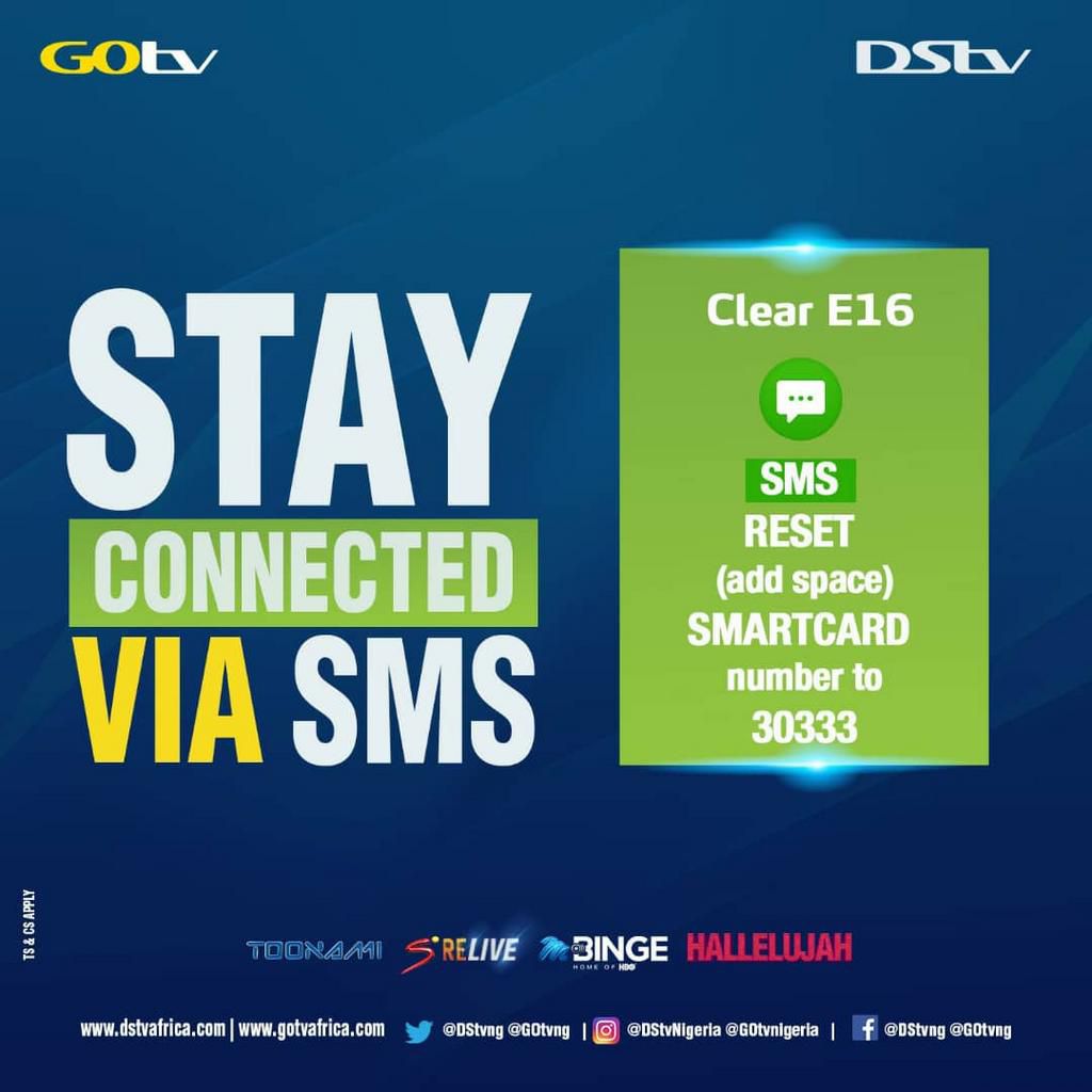 You can DIY with DStv self-service option as you stay at home