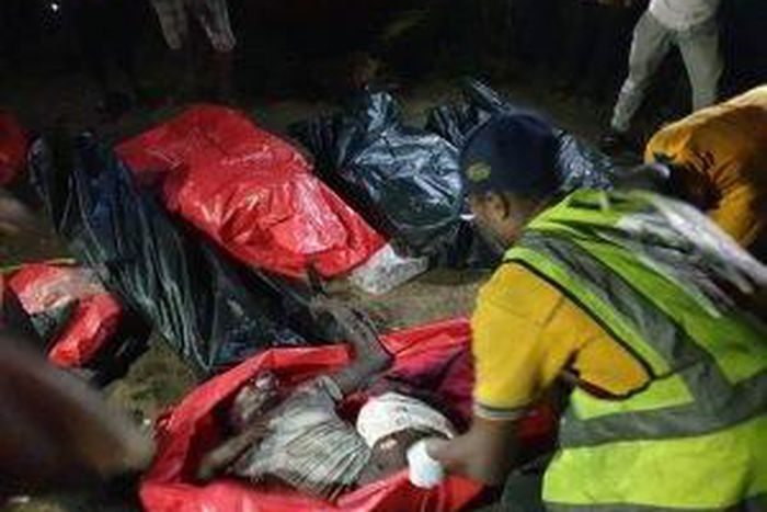 Picture of six people who died in an accident on Epe Expressway. [NAN]