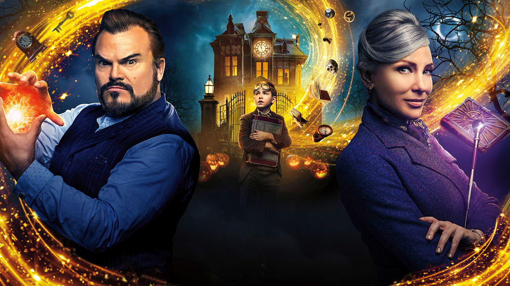 House with a clock in its walls.